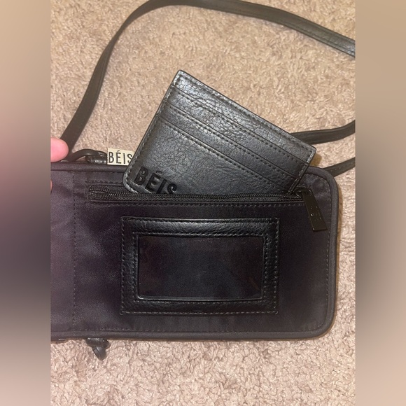 BEIS ID Crossbody Black Wristlet - Picture 5 of 7